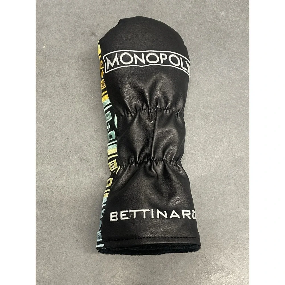 Bettinardi X Monopoly Fun Money Fairway Wood Headcover Black/Multicolor RARE